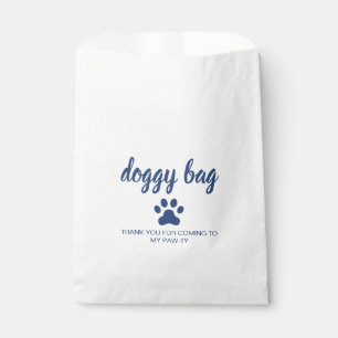 Sachets En Papier Sac chien chiot anniversaire party favor