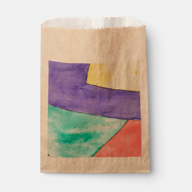 Sachets En Papier sac de faveur avec design abstrait (Devant)