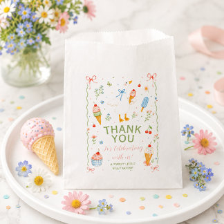 Sachets En Papier Sac de faveur de Baby Shower glace silly Goose
