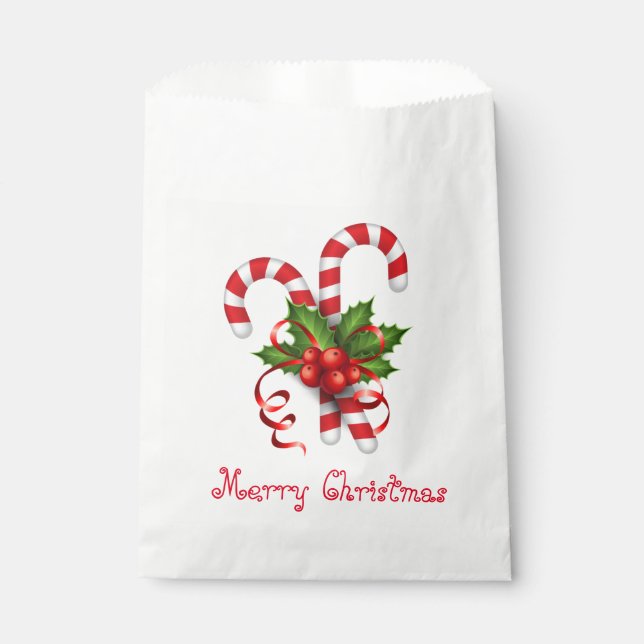 Sachets En Papier Sac de favoris pour les vacances (Devant)