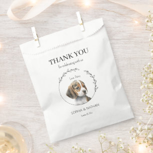 Sachets En Papier Sac de Mariage de chien Beagle simple Merci Favori