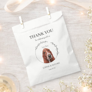 Sachets En Papier Sac de Mariage Merci simple Basset
