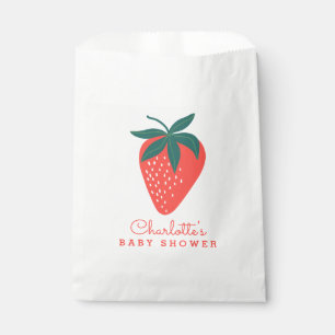 Sachets En Papier Sac de préférence à la fraise rouge ou à la do