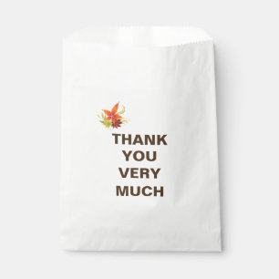 Sachets En Papier Sac de traitement de fête de Thanksgiving