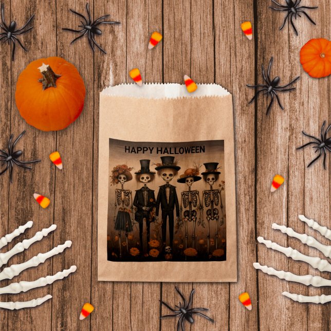 Sachets En Papier Sac de traitement de l'Halloween déplaisant (Créateur téléchargé)