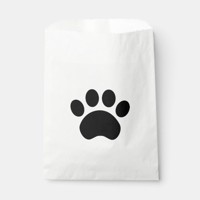 Sachets En Papier Sac Empreinte de patte Favoriser (Devant)