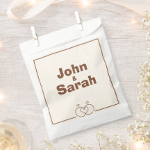 Sac en papier de mariage élégant - Design unique