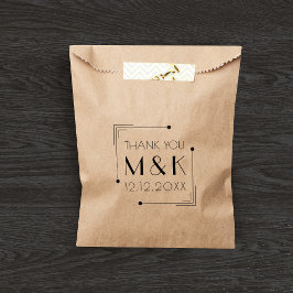 Sachets En Papier Sac en papier en Merci noir Gatsby 1920