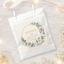 Sac Faveur de mariage floral Hoop