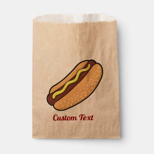Sachets En Papier Sac Faveur Hotdog