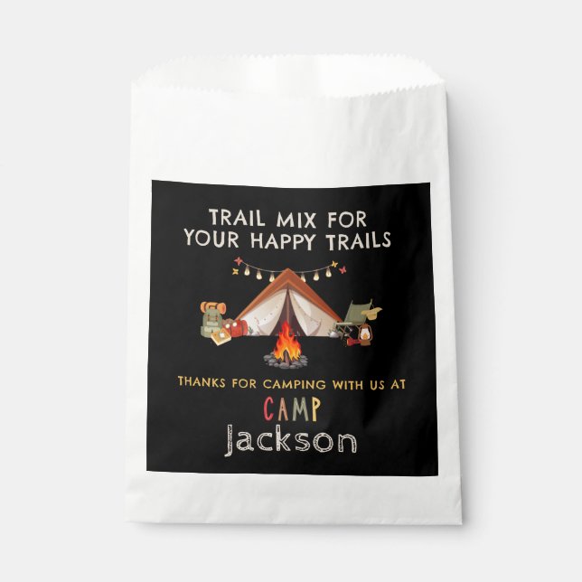 Sachets En Papier Sac Favoriser Papier Camping (Devant)