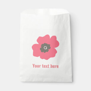 Sachets En Papier Sac Fleur Fleur Fleur Rose Paint Whimsical Favoris