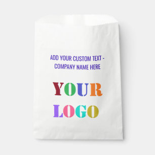 Sachets En Papier Sac personnalisé avec logo pour entreprise, modèle