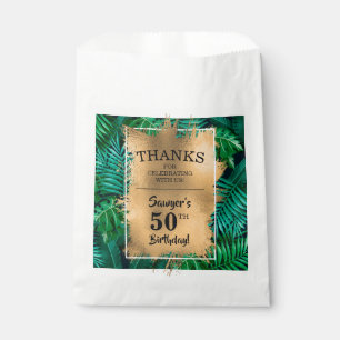 Sachets En Papier Sac préféré aux Plantes tropicaux 50e anniversaire