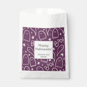 Sachets En Papier Sachets de faveur Éffrayant Halloween Ghosts perso