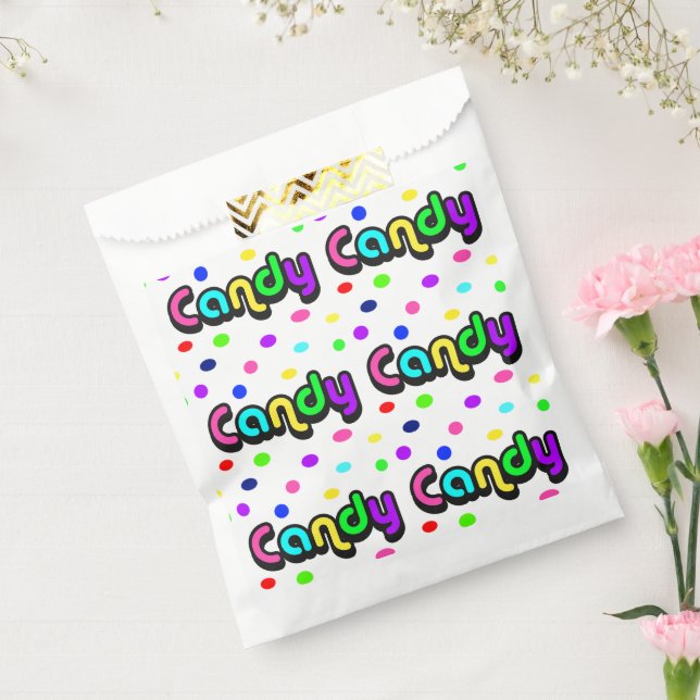 Sachets En Papier Sacs-bonbons personnalisés (Scellé)
