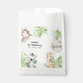 Sachets En Papier Safari Aventure Anniversaire