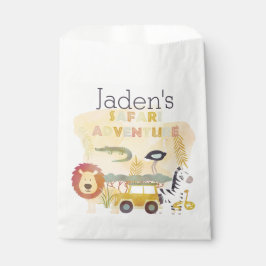 Sachets En Papier Safari aventure fête anniversaire Sac cadeau