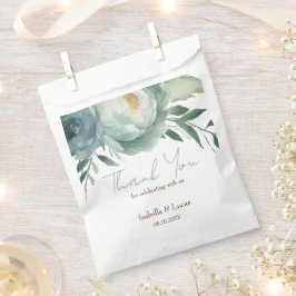 Sachets En Papier Sage Vert Floral Mariage Faveur Sac