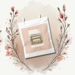Sachets En Papier sakura maison de thé traditionnelle destination ma