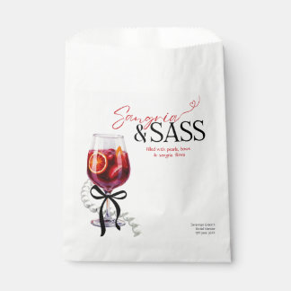 Sachets En Papier Sangria & Sass, Perles, Bows