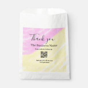 Sachets En Papier Scannez le QR pour nous suivre merci code de réduc