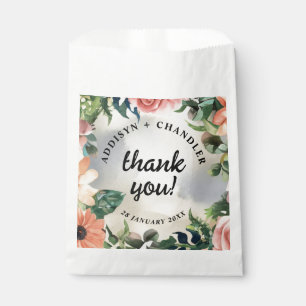 Sachets En Papier Serene Garden Wreath : Pastel Floral Elegance