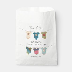 Sachets En Papier Sesame Pals Bodysues Baby shower Merci