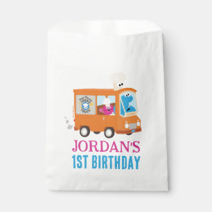 Sachets En Papier Sesame Street Cookie Monster Food Truck Anniversai