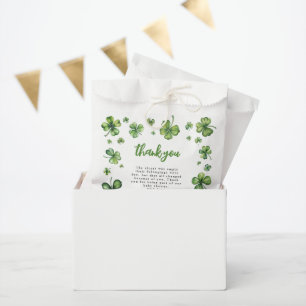 Sachets En Papier Shamrock   MERCI BABY SHOWER