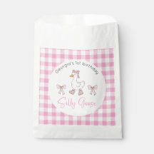 Silly Goose rose Anniversaire Favoriser Sac
