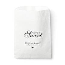 Simple Amour est Sweet Wedding Favor Sac