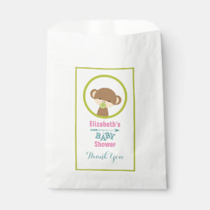 Sachets En Papier Singe-bébé Brown avec Baby shower Pacificateur Mer