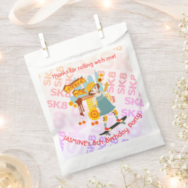 Sachets En Papier Skater Park Fun Girl Birthday Party
