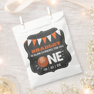Sachets En Papier Slam Dunking The Big One Basketball 1er annivers