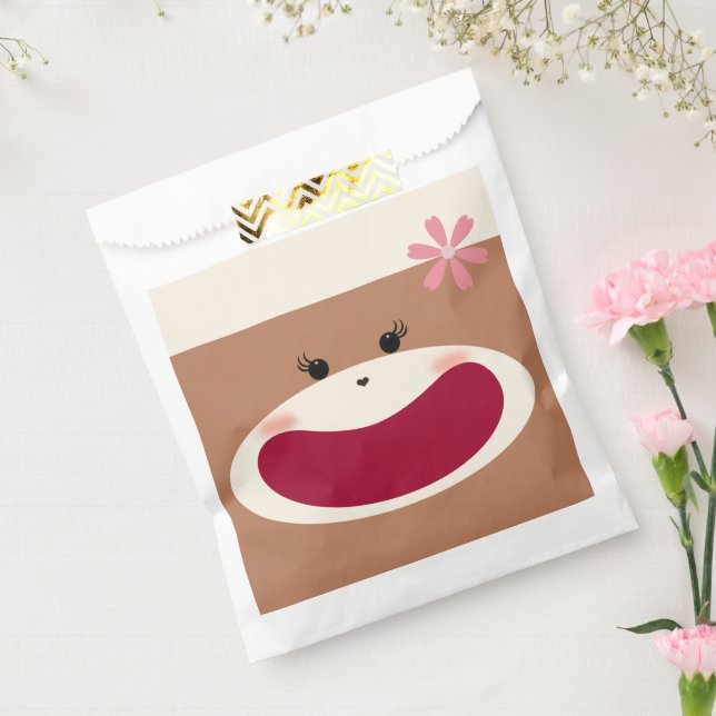 Sachets En Papier Sock Monkey Smile(Girl) (Scellé)