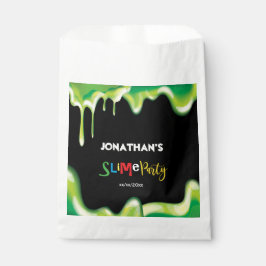 Sachets En Papier Soirée d'anniversaire pour les petits garçons vert