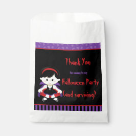 Sachets En Papier Soirée d'Halloween de fille Vampire