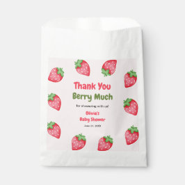 Sachets En Papier Someone Berry Sweet Strawberry Baby Shower 