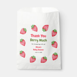 Sachets En Papier Someone Berry Sweet Strawberry Baby Shower 