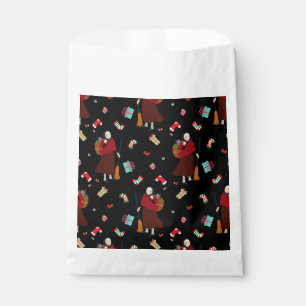 Sachets En Papier sorcière noire de noël befana gothmas