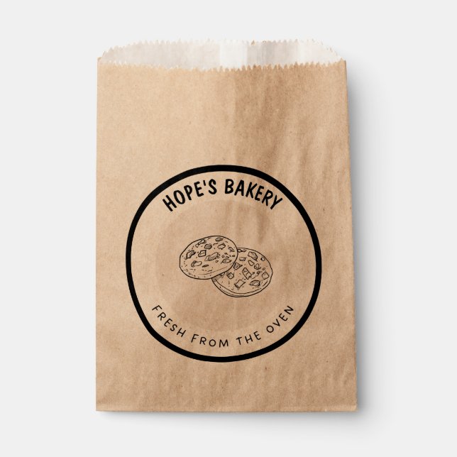 Sachets En Papier Sortant du four  (Devant)