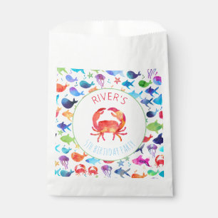 Sachets En Papier Sous La Mer Poisson Arc-En-Ciel Fête D'anniversair