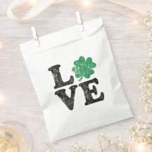 St Patrick's Day LOVE Shamrock irlandais