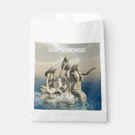 Sachets En Papier Statue de sirènes. Personnalisé