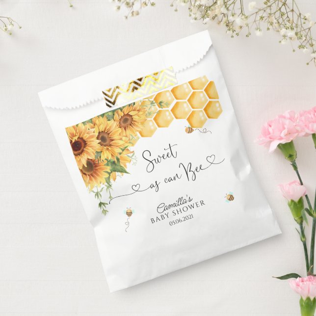 Sachets En Papier Sucré comme peut être Baby shower (Scellé)