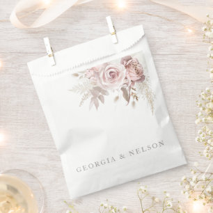 Sachets En Papier Superbe Mariage rose pâle rose