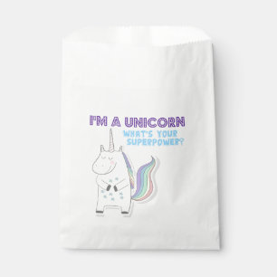 Sachets En Papier Superpuissance de l'Unicorne