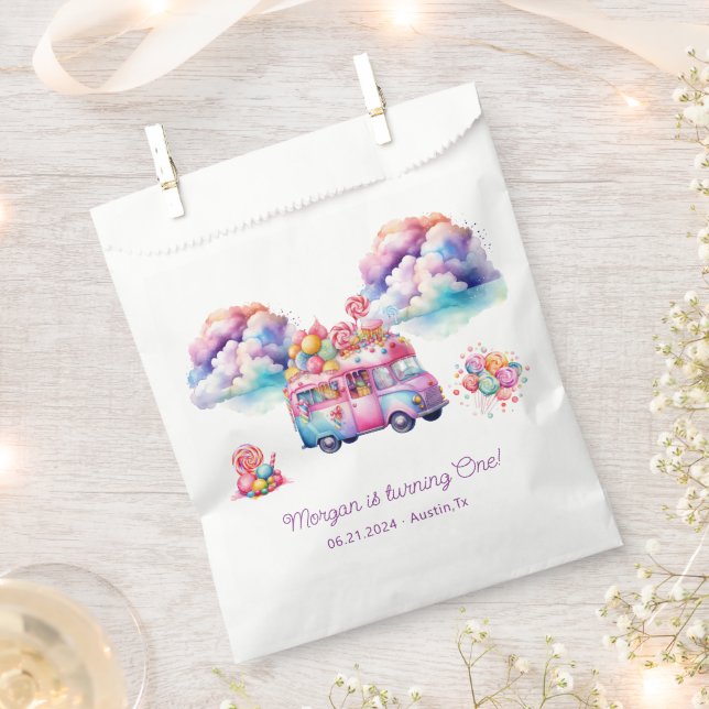 Sachets En Papier Sweet Budget CandyLane Anniversaire de l'enfant (Coupé)