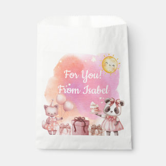 Sachets En Papier Sweet Pastel Animal Birthday